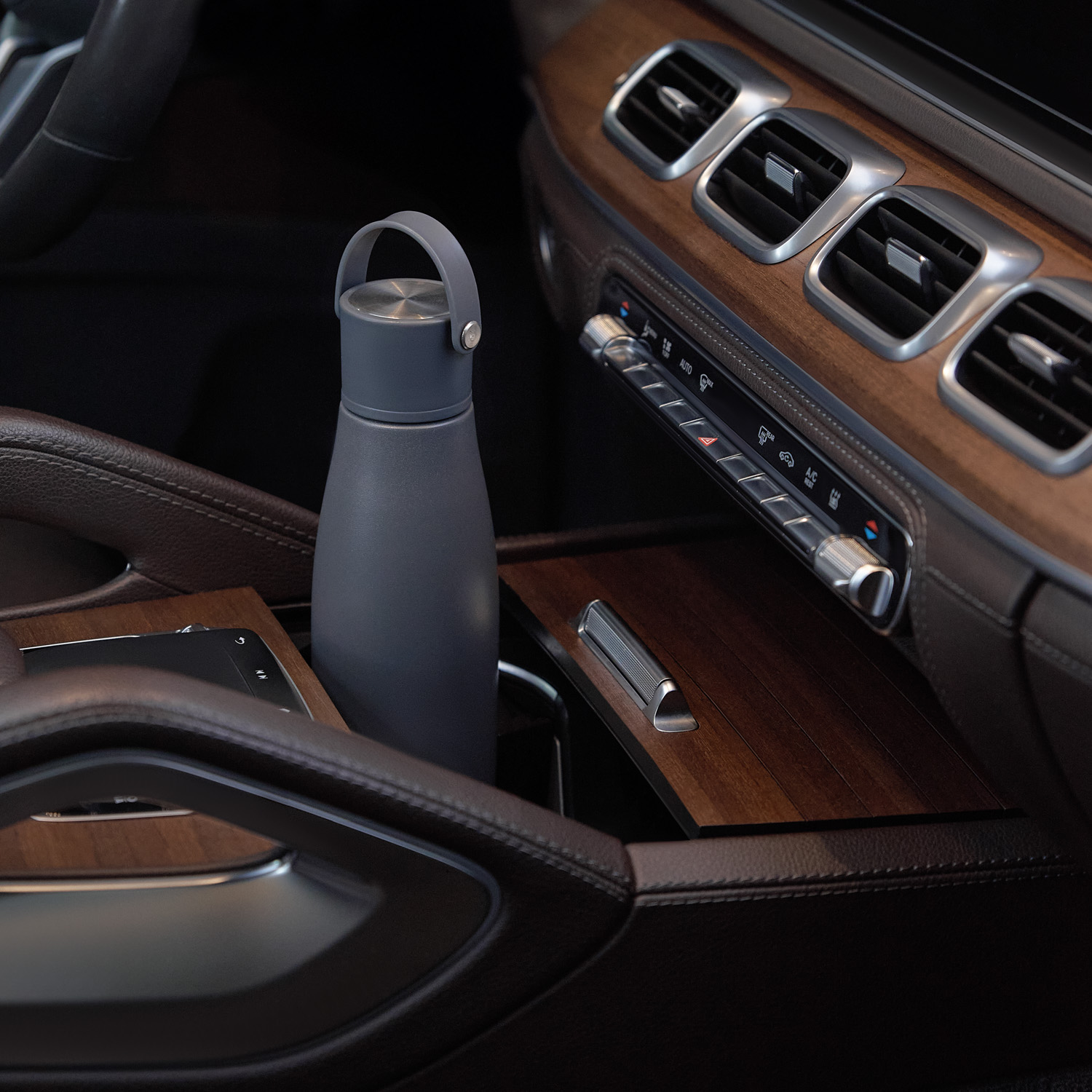 Термобутылка вакуумная герметичная Bosca, серая-10