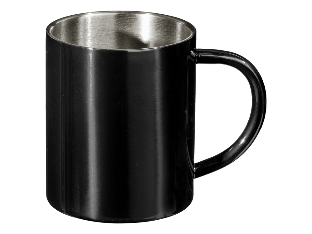 Стальная кружка с двойными стенками Altai, черный-1