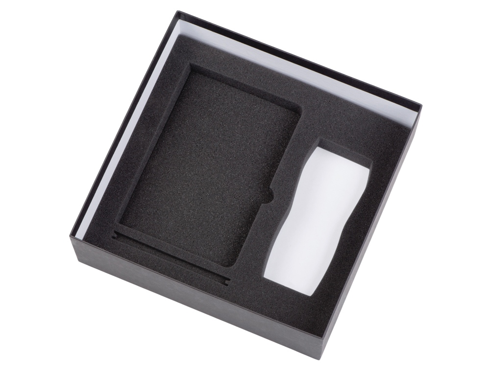 Подарочный набор c блокнотом С2, ручкой и термокружкой Mony Steel, оранжевый-2