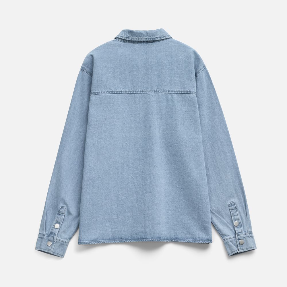 Куртка джинсовая O3, голубая-2