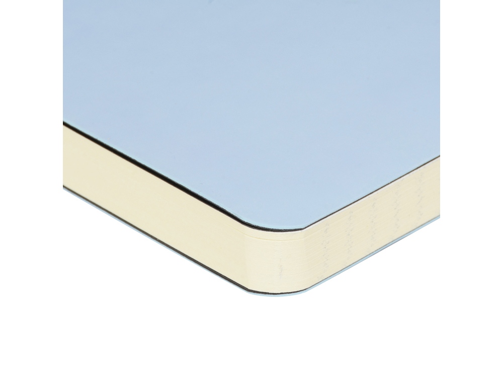 Ежедневник А5 недатированный Megapolis Velvet Flex, зефирный голубой-2