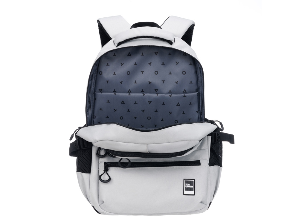 Рюкзак TORBER КЛАСС, молочный, 46 х 32 х 13 см + Мешок для сменной обуви в подарок!-6