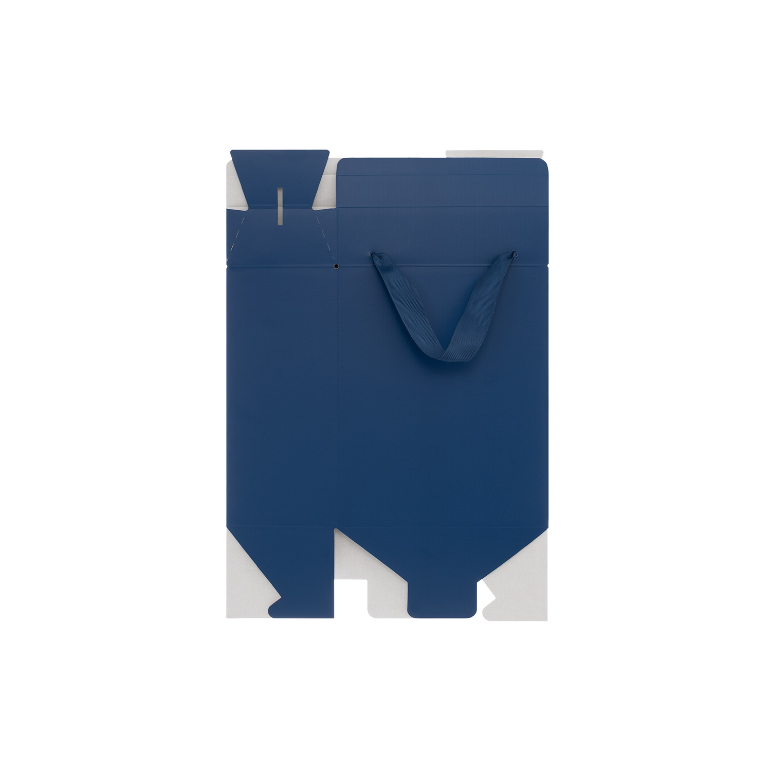 Подарочная коробка-пакет универсальная малая, синяя-2