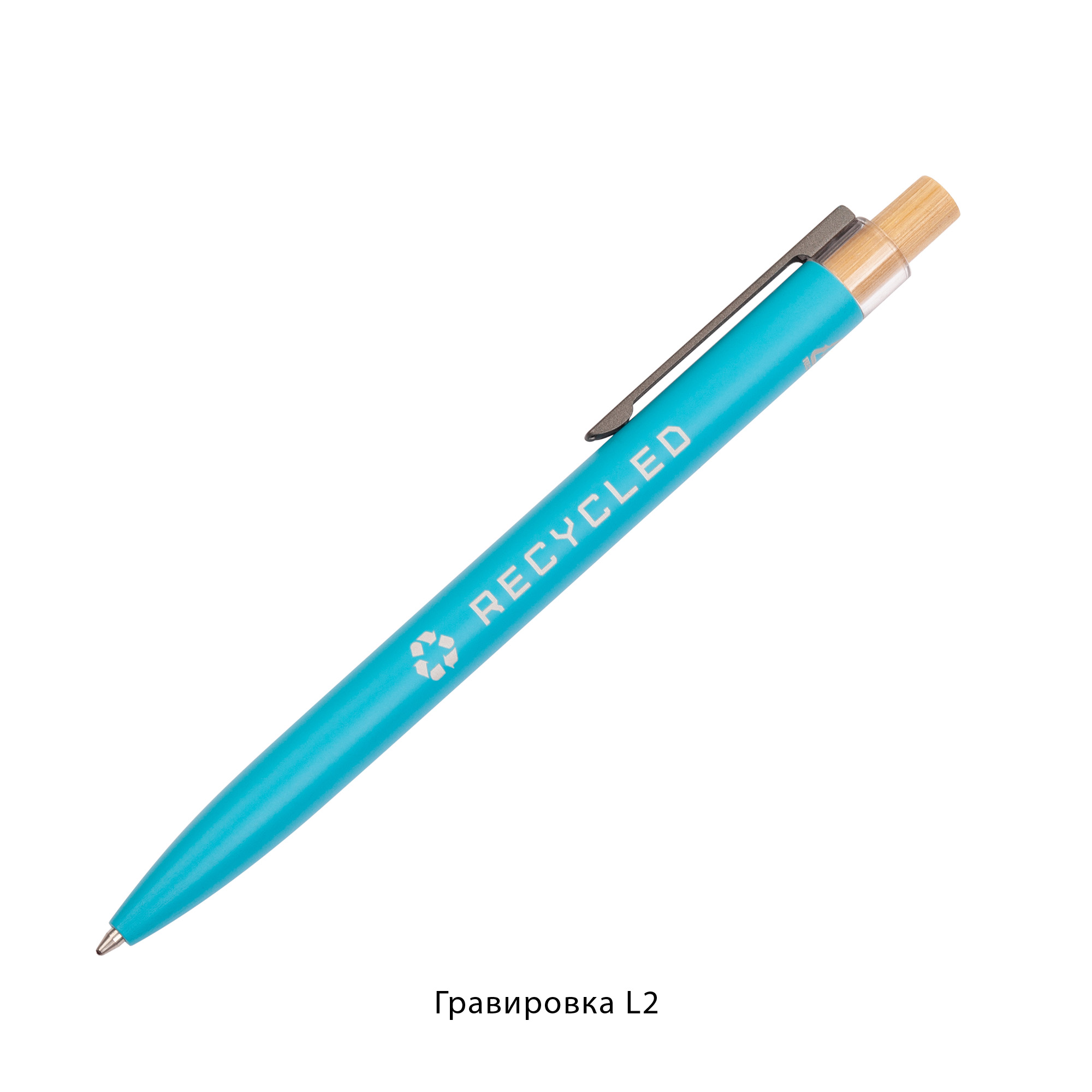 Ручка шариковая "Matt" с кнопкой из бамбука-2