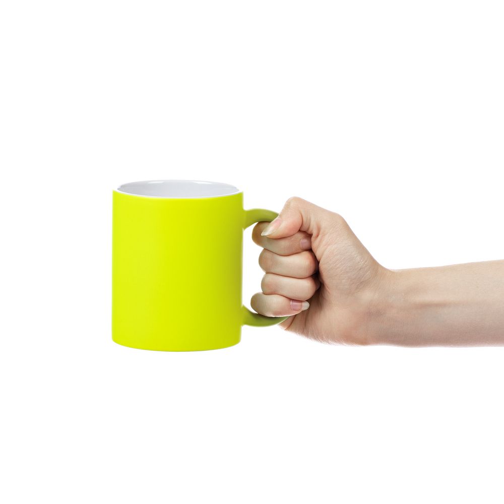 Кружка Colorido, желтый неон-3