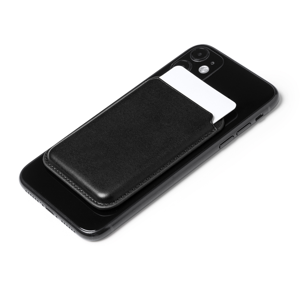 Магнитный держатель карт на телефоне WASAT, Черный-2