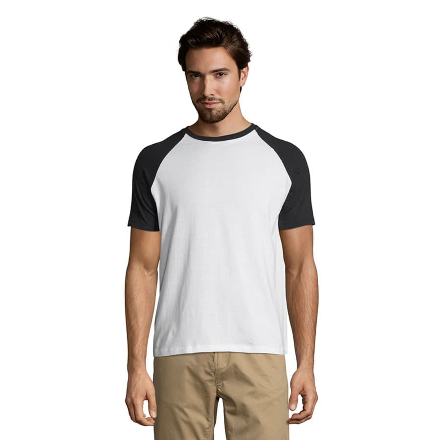 Футболка мужская FUNKY 150, темно-синий, белый-3