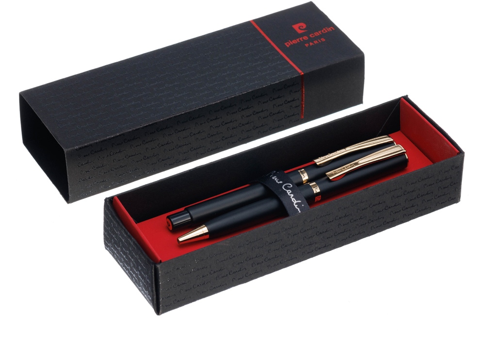 Набор Pierre Cardin PEN&PEN: ручка шариковая + роллер. Цвет - черный. Упаковка Е.-8