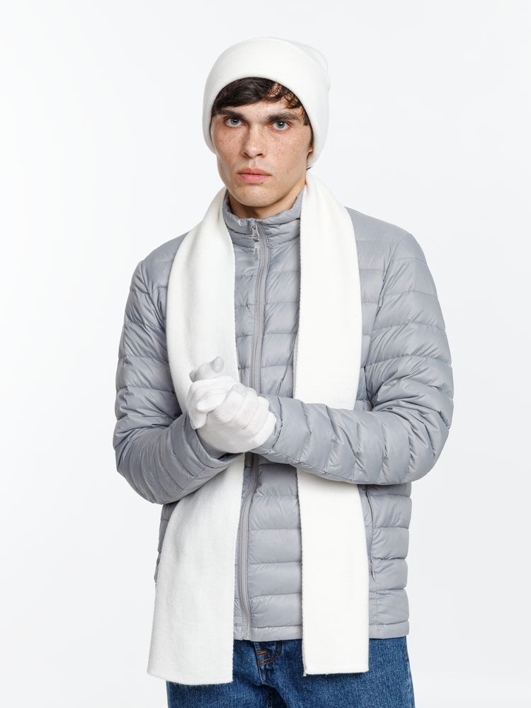 Перчатки сенсорные Urban Flow, молочно-белые-6