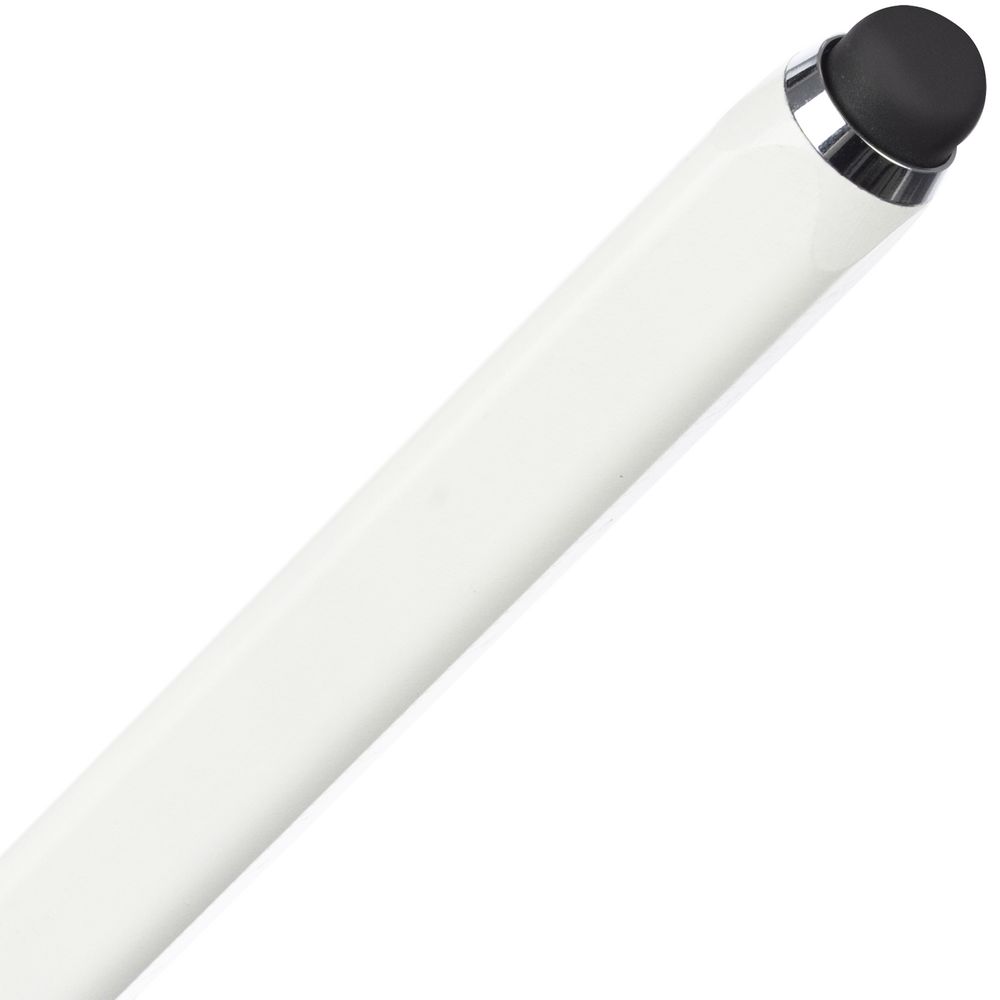 Вечный карандаш Quarta со стилусом и уровнем, белый-2