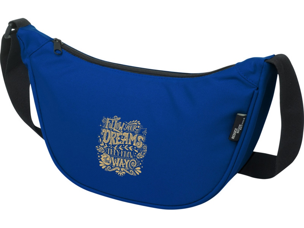 Byron поясная сумка из переработанных материалов объемом 1,5 л - Ярко-синий-4