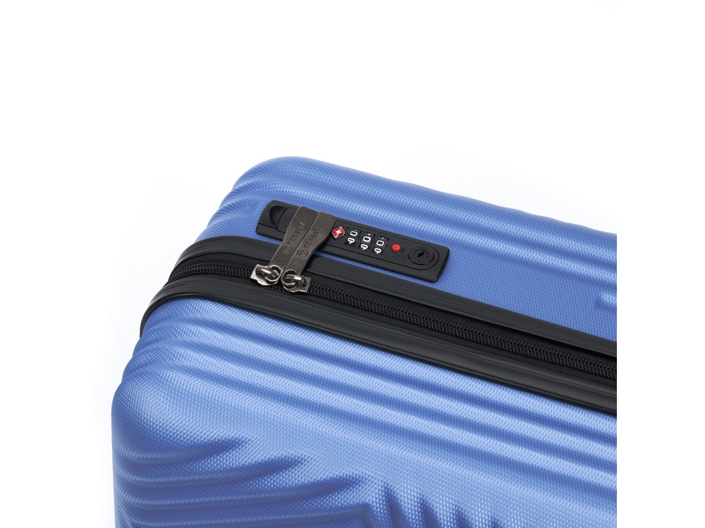 Чемодан TORBER Lama, синий, ABS-пластик, 38 х 21 х 55 см, 37 л-6