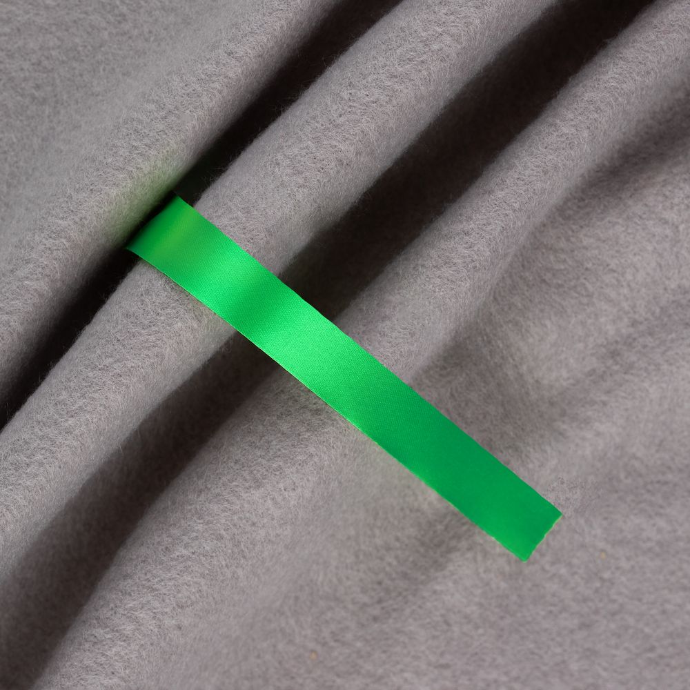 Лента сатиновая Satin 10 S, зеленая, 40 см-0