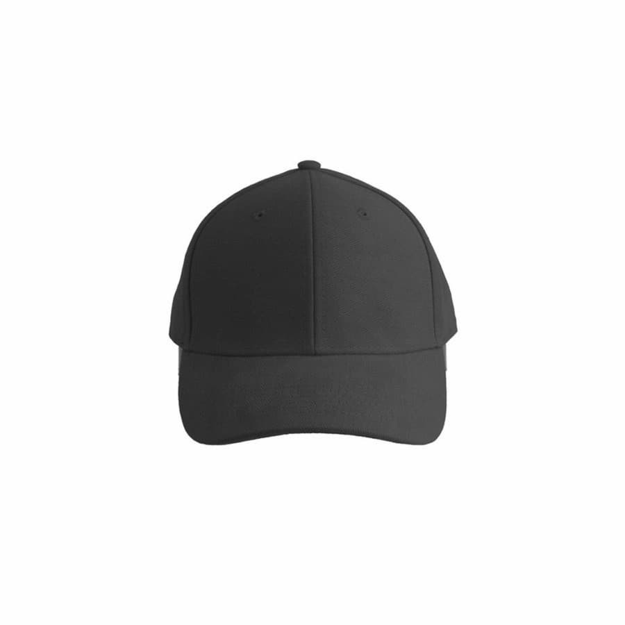 Бейсболка PILOT, 6 клиньев, металлическая застежка, черный-4