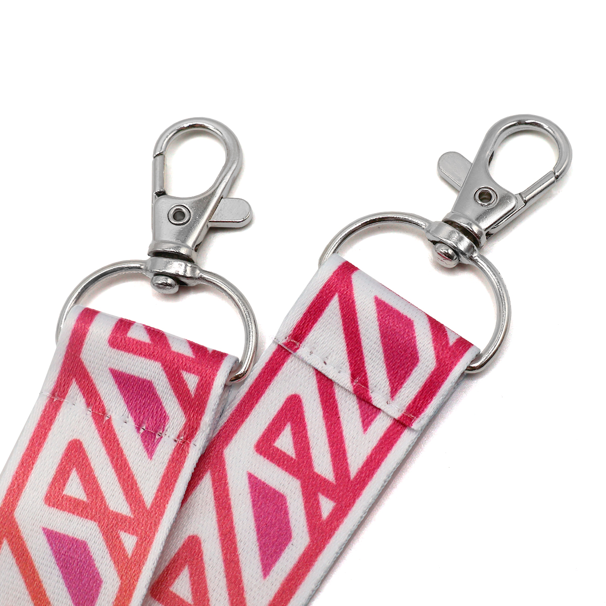 Ланъярд полноцветный Эл с двумя карабинами, Мультиколор ..-1