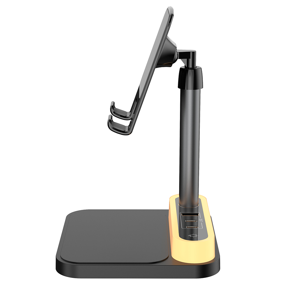 Беспроводное мультизарядное устройство Stave 15W, Черный-2