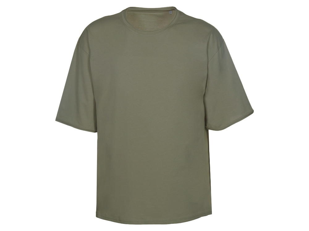 Футболка оверсайз Liyon унисекс, хаки-8