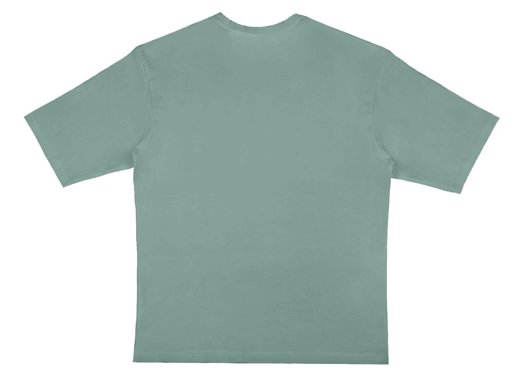 Футболка Berlin к/р оверсайз, 100% хлопок, 180гр, пыльно-бирюзовый-13