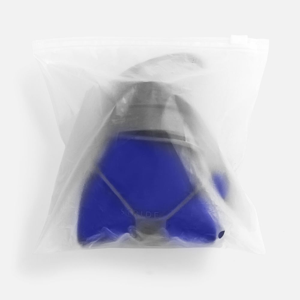 Складная бутылка для воды Langfossen, синяя-4