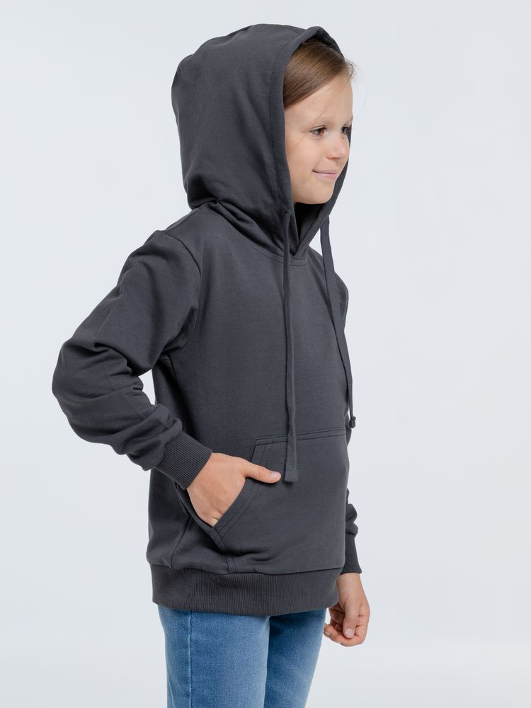 Худи детское Kirenga Kids 2.0, темно-серое (графит)-4