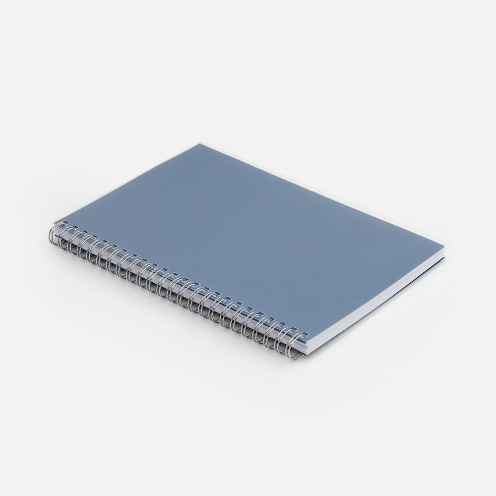 Блокнот на пружине Novalis, синий-2