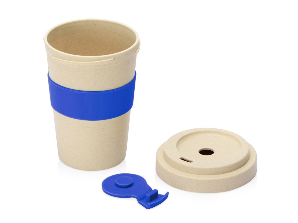 Стакан из пшеничного волокна Flava, синий-2