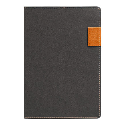 Ежедневник Flexy Freedom Latte А5, Серый/Оранжевый-1