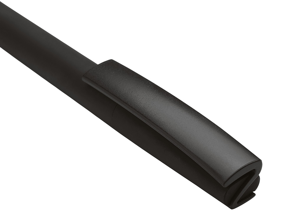 Ручка пластиковая soft-touch шариковая Zorro, черный-5