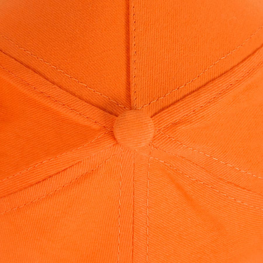 Бейсболка OPTIMA S, 5 клиньев, металлическая застежка, оранжевый-5