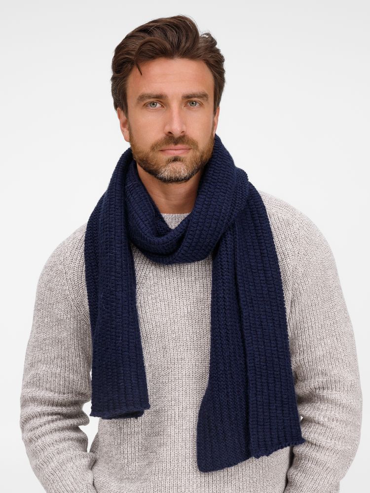 Шарф Frissonelle, темно-синий-4