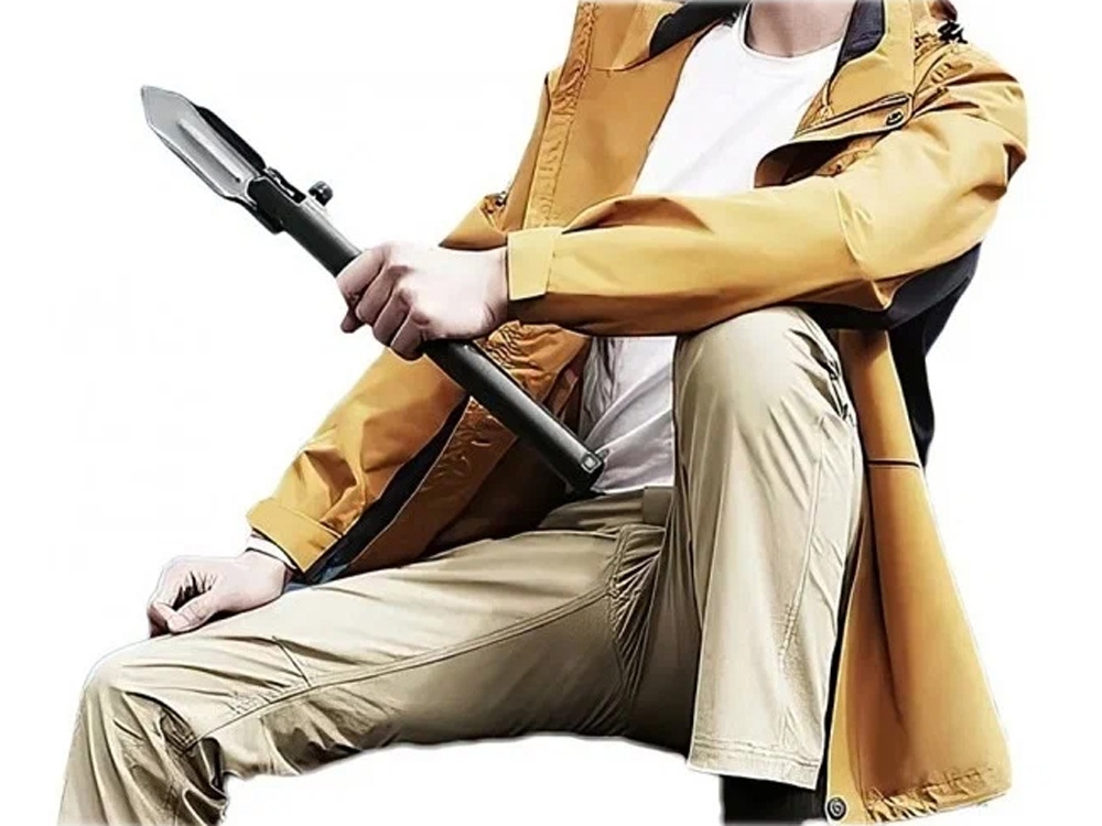 Складная лопата Nextool Thunder, черная (NE20057)-2