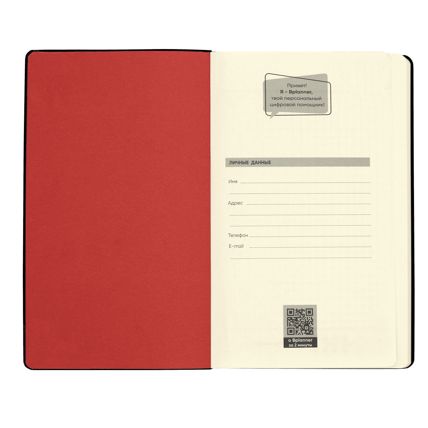 Бизнес-блокнот Bplanner.05 (красный)-3