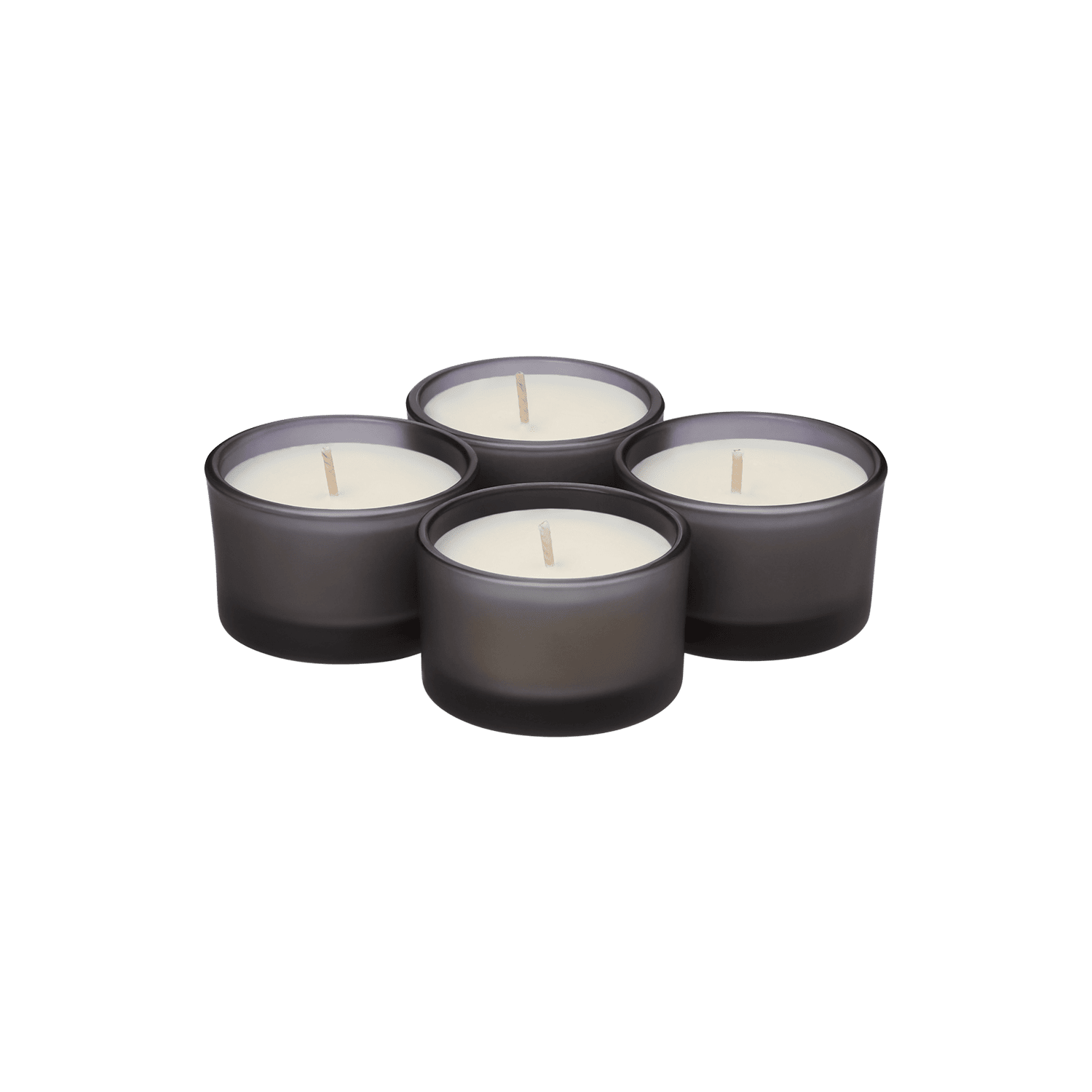 Набор ароматических свечей Sento, серый-0