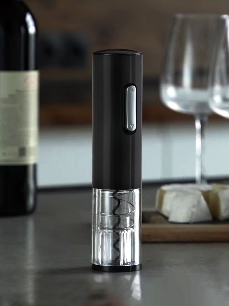 Электрический штопор с ножом для фольги Wine Diesel, черный-4