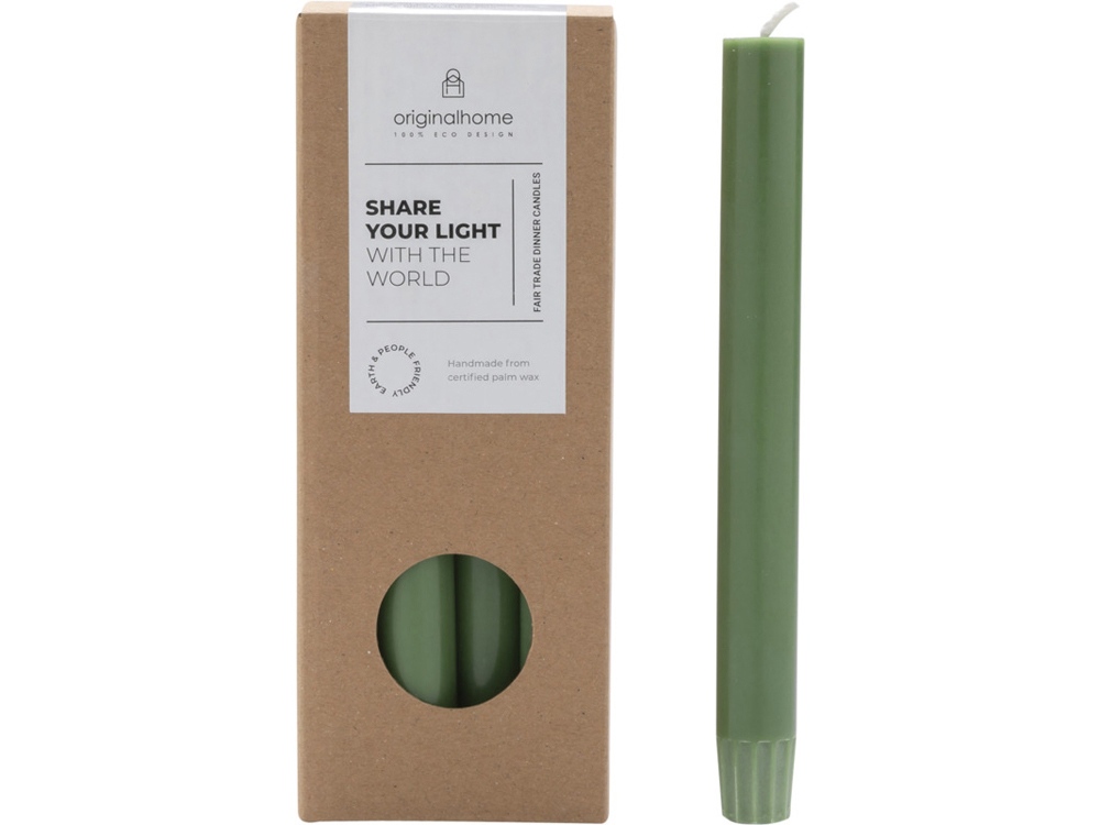 Originalhome столовая свеча матча - Зеленый яркий-0