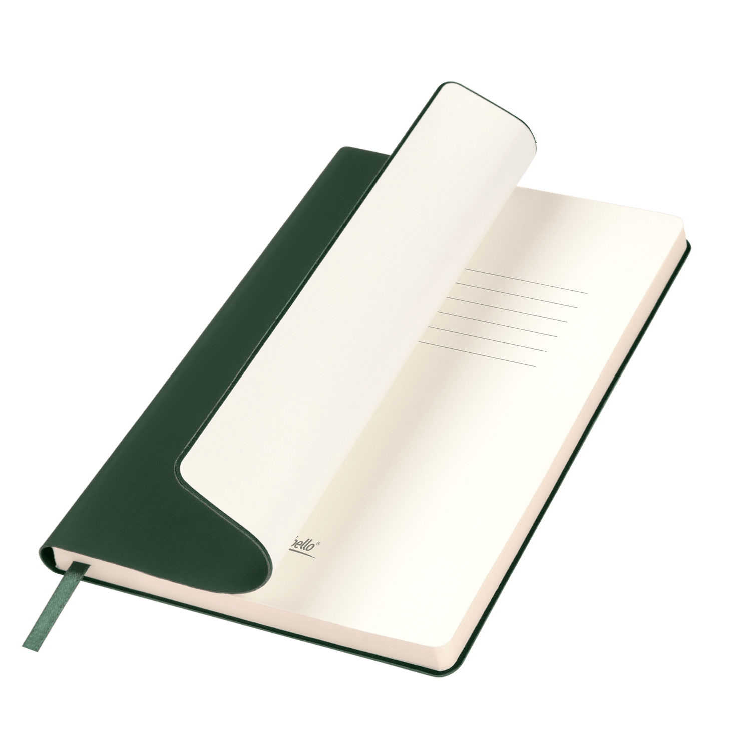 Ежедневник Spark недатированный, зеленый (без упаковки, без стикера)-0