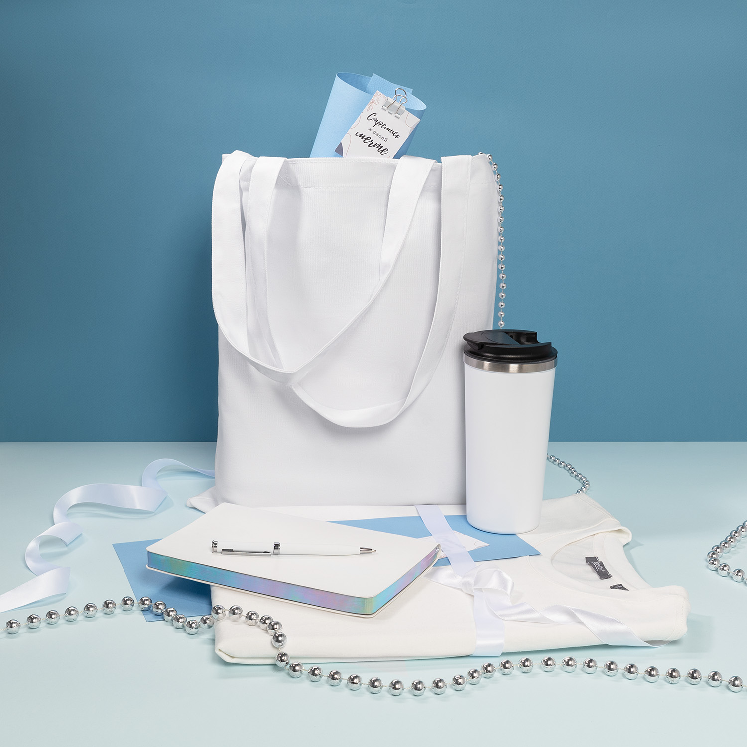 Термокружка вакуумная Палермо (Palermo), белая, зернистое покрытие-11