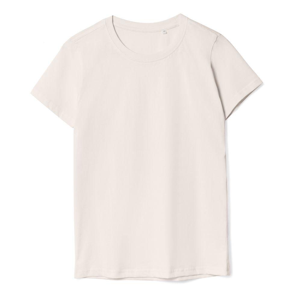 Футболка женская T-bolka Lady, молочно-белая-0