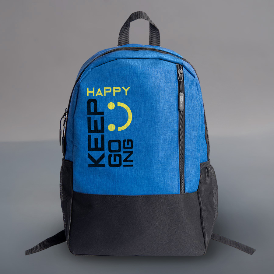 Рюкзак водостойкий "PULL", синий/чёрный, 45 x 28 x 11 см, 100% полиэстер 300D+600D, синий, черный-4