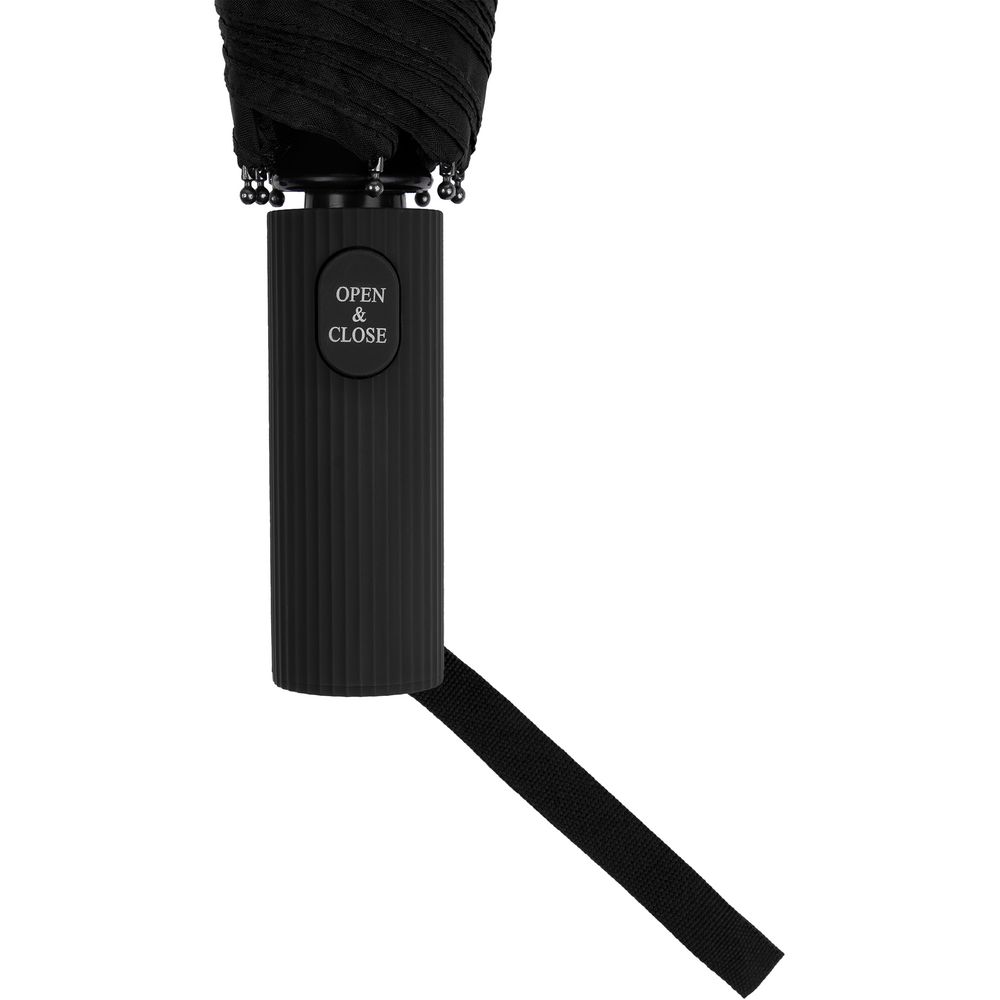 Зонт складной Ribbo, черный-3