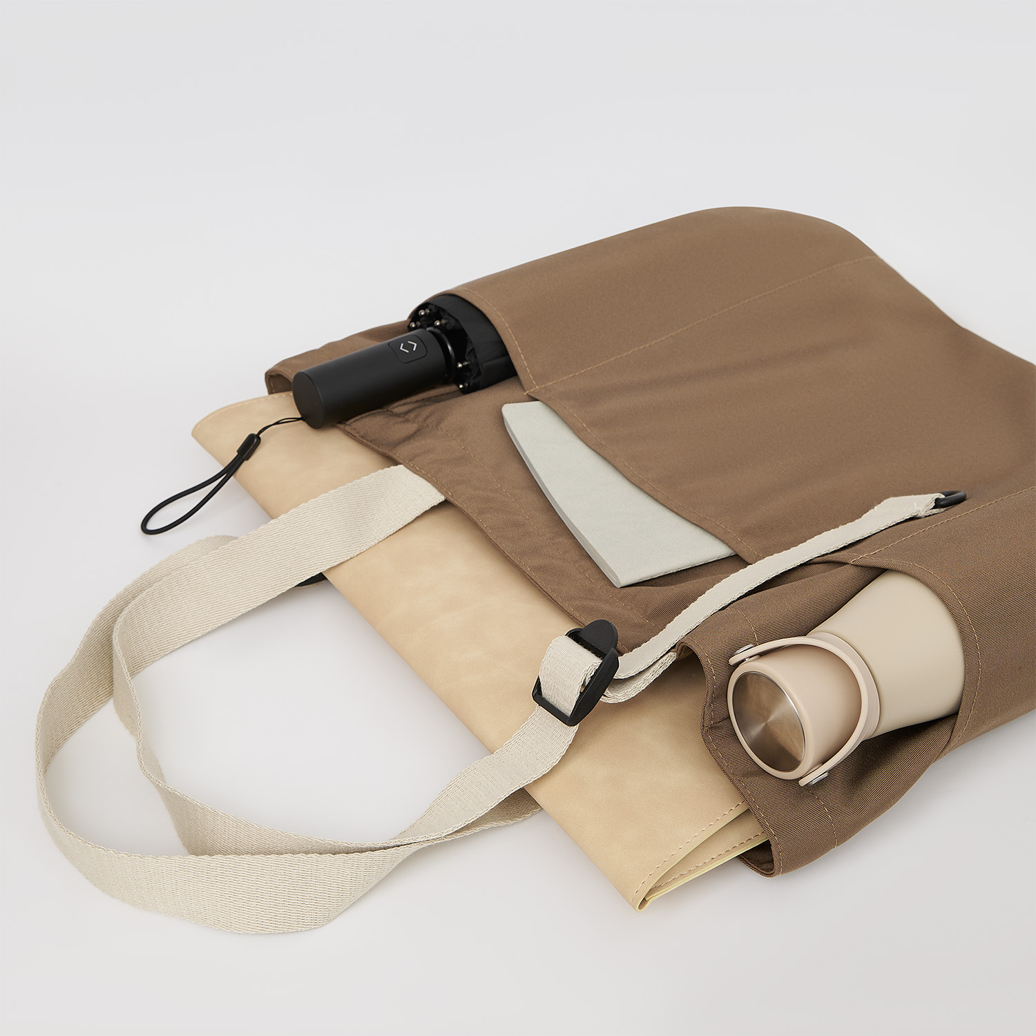 Сумка для покупок Сола (Sola), коричневая-4