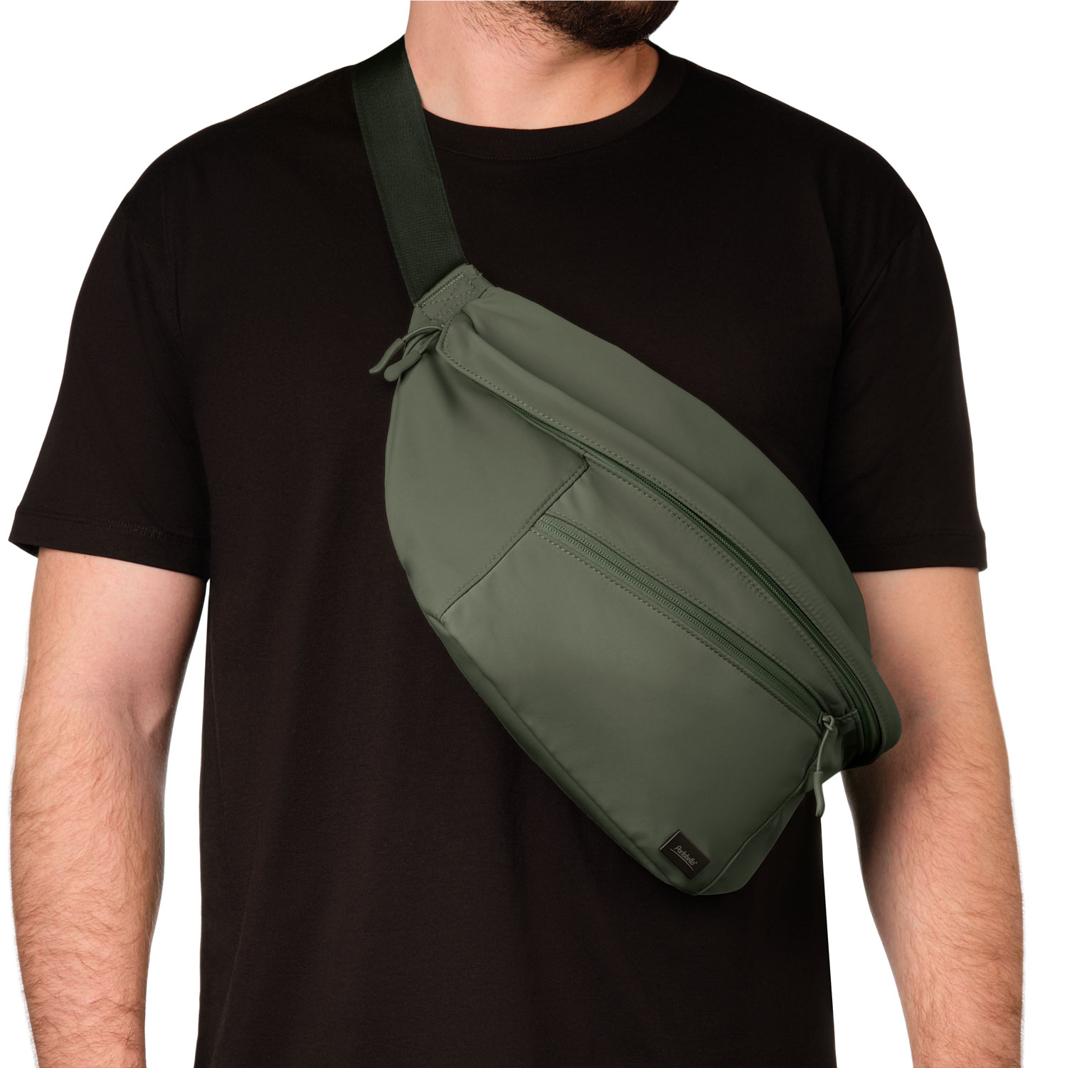 Сумка через плечо (cross body) Бостон (Boston), зеленая-4