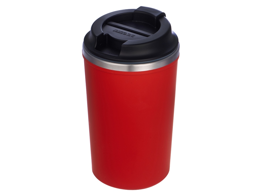 Герметичная термокружка на присоске Kick, 350 мл, красный-7