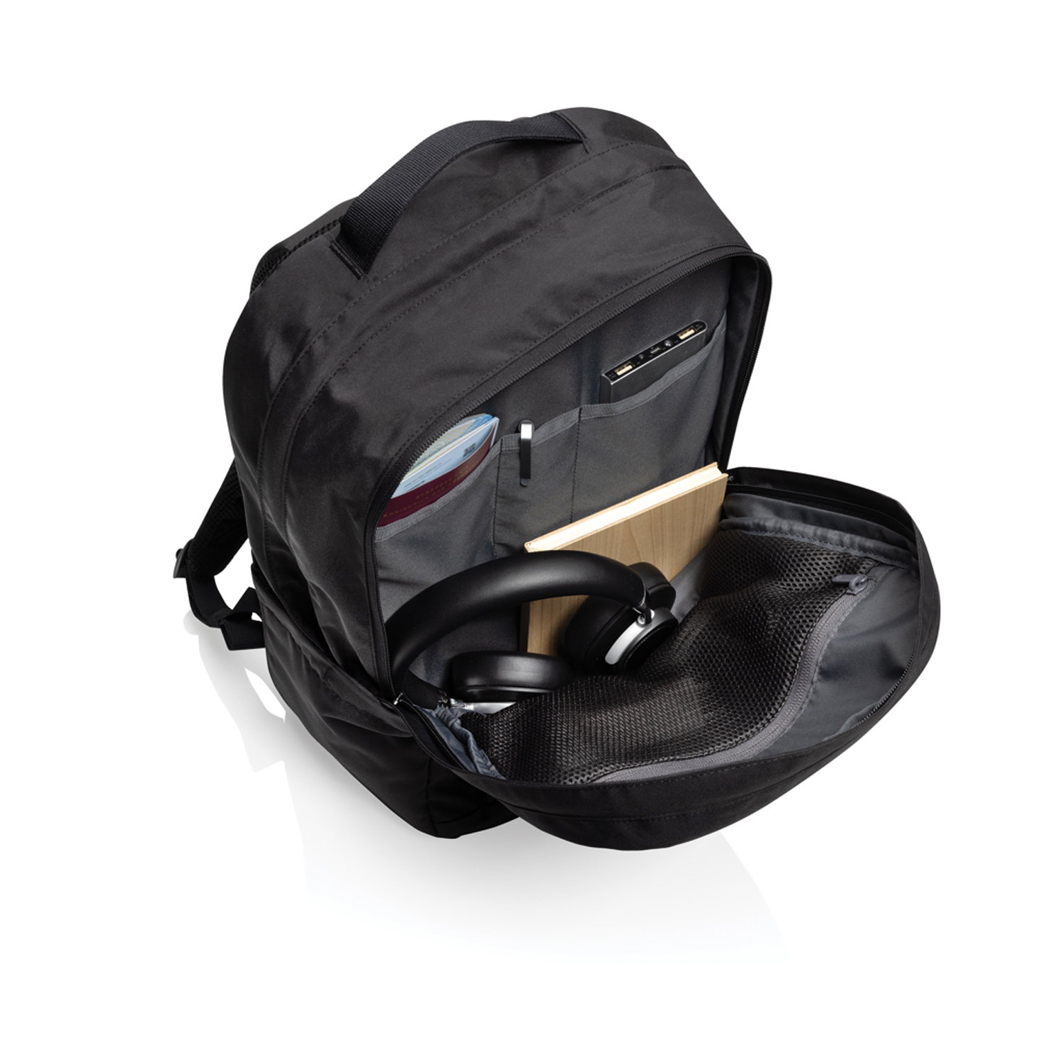 Рюкзак для ноутбука Swiss Peak Edin из rPET Aware™, 15.6"-5