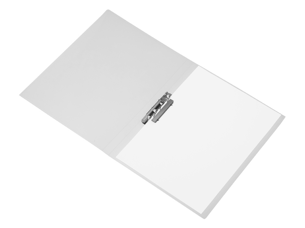 Папка пластиковая с боковым зажимом, прозрачный-4