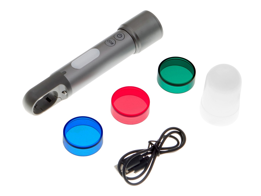 Фонарь аккумуляторный с регулируемым фокусом Vortez, 9 режимов, 650 Лм-7