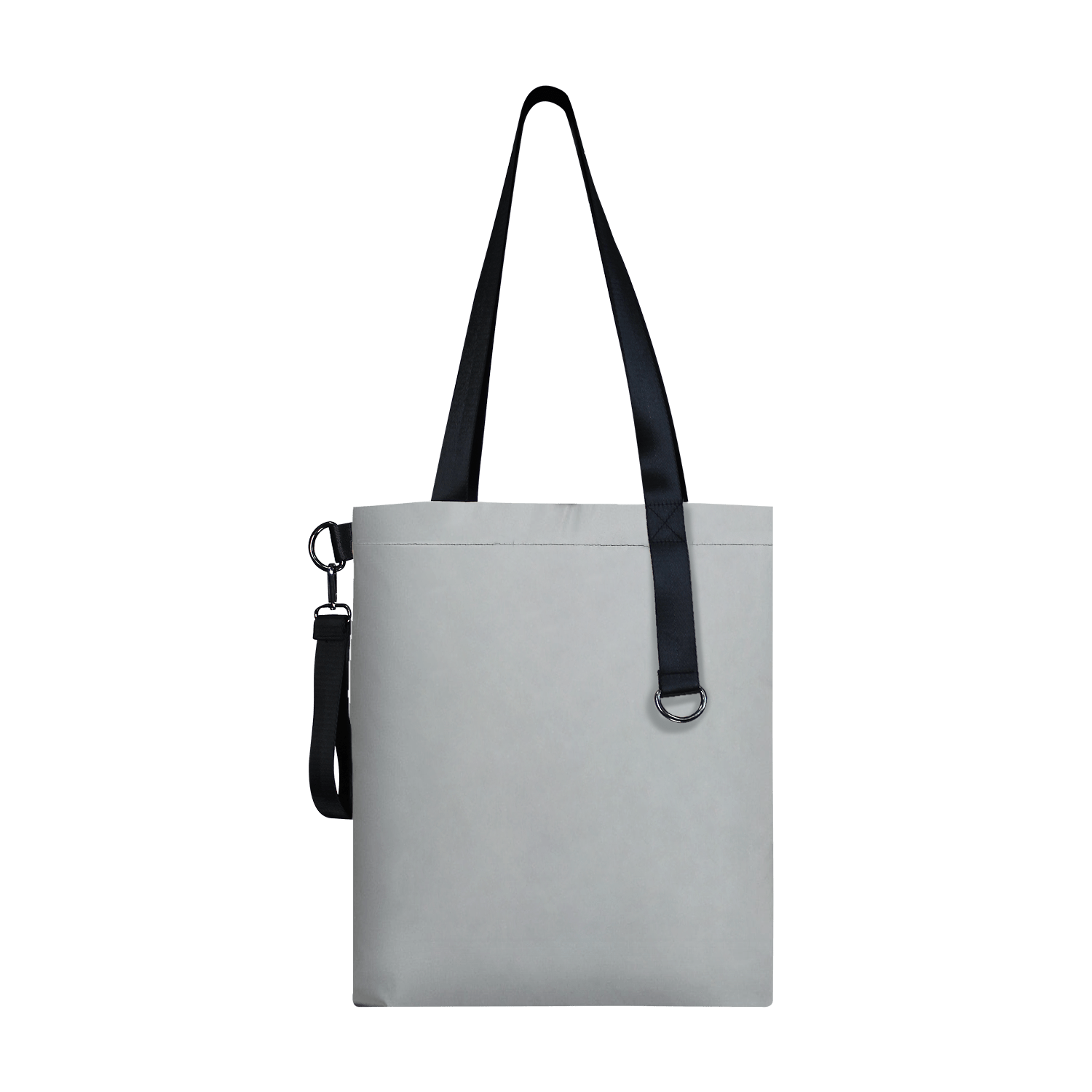 Шоппер Superbag Reflect (серый с чёрным)-4