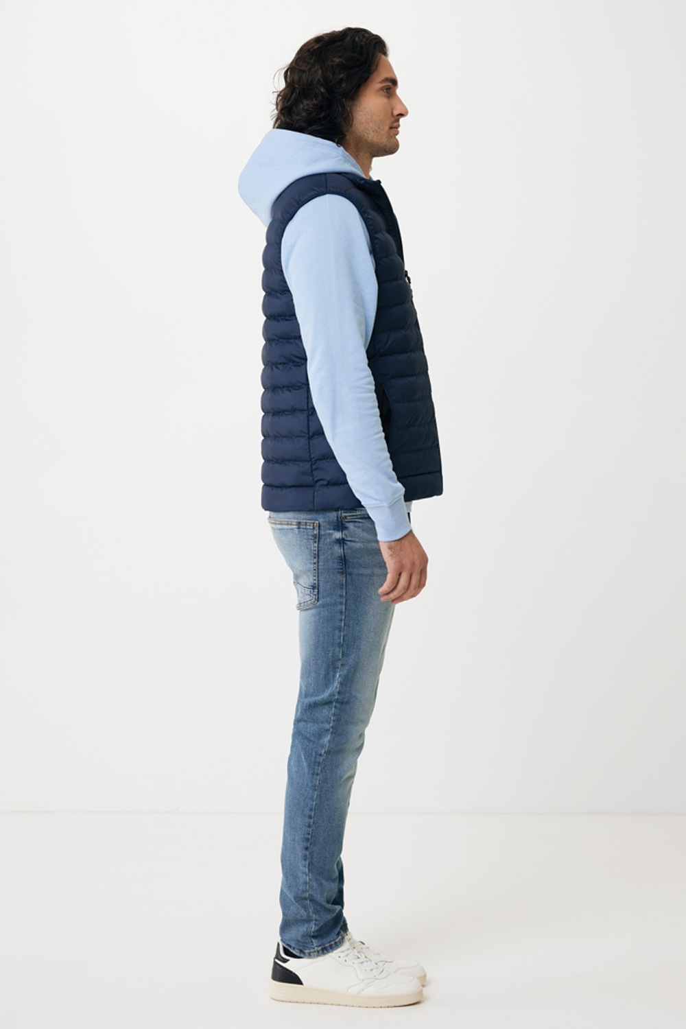 Мужской стеганый жилет Iqoniq Meru из переработанного полиэстера AWARE™, 70 г/м²-14