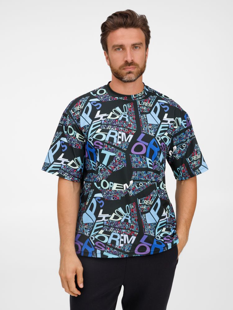 Футболка из бифлекса Morfiss с полной запечаткой на заказ-6