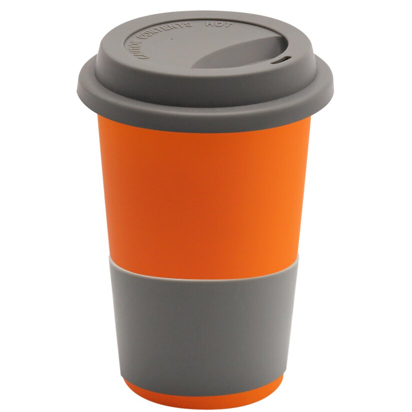 Кружка Magic To Go, Оранжевый/серый-0